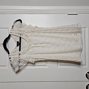 Elegant White Lace Blouse